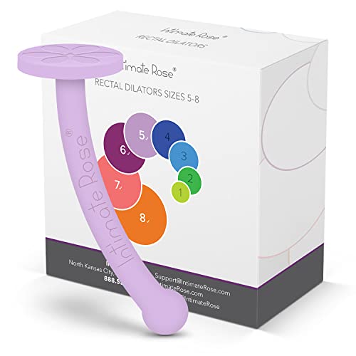 Save 10% on Rose 4-Pack Rectal Trainers - Size 5-8 & Dilator Handle - for use with Dilators