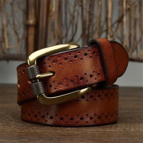 Men's Fashion Genuine Leather Pin Buckle Vintage Belt Male Jeans Luxury Designer Belts2
