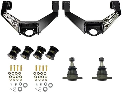Kryptonite Upper Control Arm Kit For 2011-2019 Chevy GMC 2500HD 3500HD Pickup
