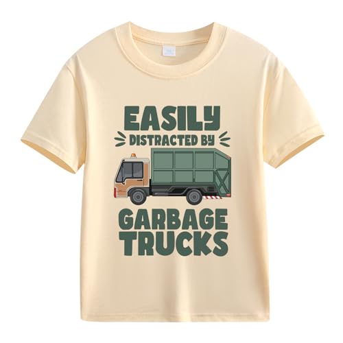 BubblyBee Toddler Boys Garbage Truck T‑Shirt This is My Garbage Day Tee 5T