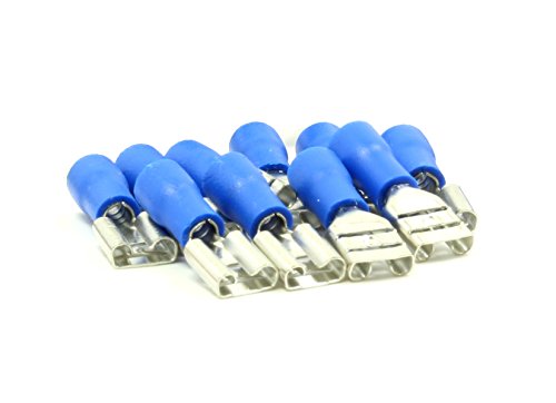 Lumision 6 Way Port Fuse Block Kit Ready To Install For Automotive Car Boat Marine Includes 1/4 Inch Quick Disconnect Female 14-16Awg X 14, 16Awg Butt Connectors X 14, 12V-24V Dc Long Probe Continuity Test Light X 1, Ato Atc Apr Fuses X 14 #TOP2