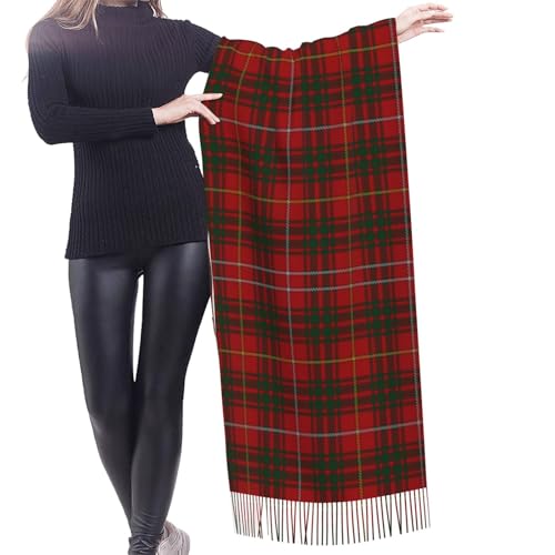 Scottish Clan Bruce Tartan Plaid Cashmere Fringe Scarf Autumn And Winter Scarves The Most Soft Classic2