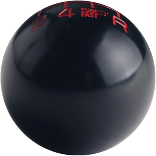 Dewhel Black/Red Aluminum Fing Fast Shift Knob 6 Speed Short Throw Shifter M10X1.5 M12X1.25 M10X1.25 M8X1.25 #TOP1