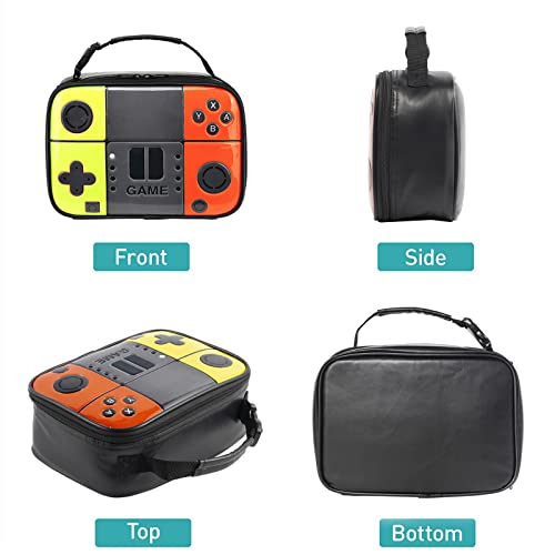 Tongtai Kids Lunch Box Boy Insulated Lunch Bag Game Leather Thermal Lunch Bag For School Insulated Cooler Bag Game Lunch Boxes For Boys Girls Kids Toddlers Teen #TOP5