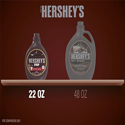 Hershey's Special Dark Chocolate Syrup, Gluten Free, Fat Free, 22 Oz Bottle #TOP5