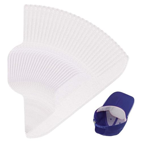 Gorwagely - Lot de 60 doublures de sudation pour casquettes de baseball et de golf, absorbantes, protection jetable, accessoire pour homme et femme, 20 pièces., Taille unique