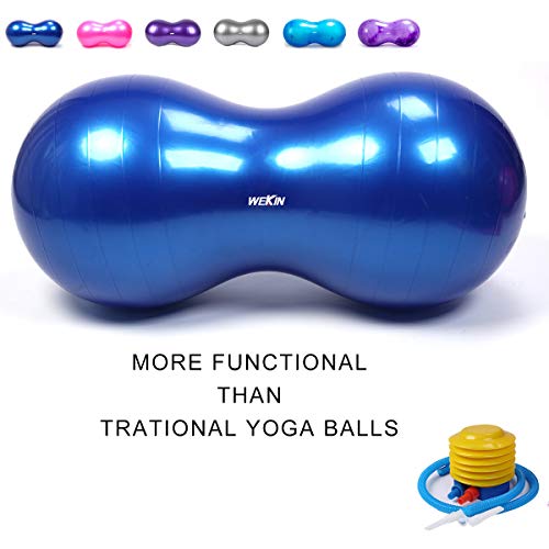 Wekin Physio Roll Therapy Fitness Excercise Peanut Ball for Balance, Labor Birthing, Muscle