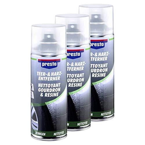 Presto! 3 x 429934 Alquitrán de Limpiador y de Resina Spray 150 ML