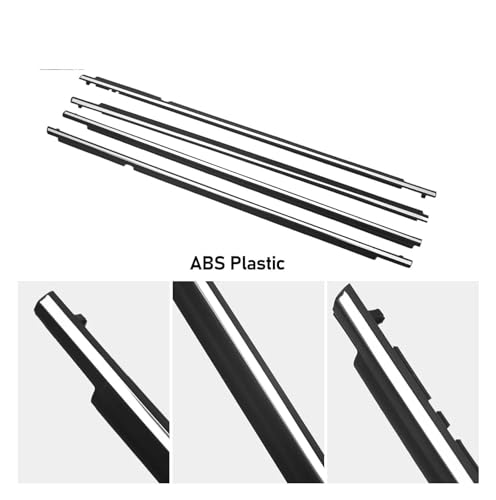 Burletes automotrices cromados para Toyota Corolla 2009-2012, molduras de puertas (4 piezas) 2