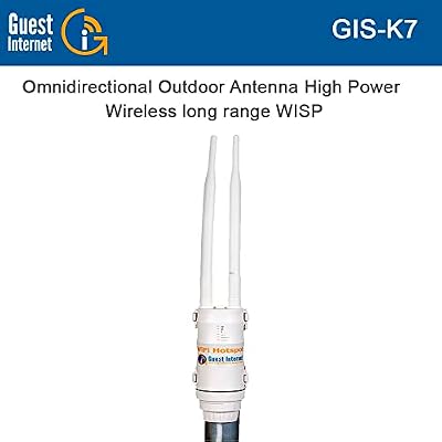 GIS-K7 Omnidirectional Outdoor Antenna High Power Wireless Long Range WISP