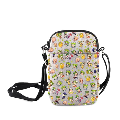 MNIGIU Anime Inspired Gift Green Hair Girl Crossbody Bag Anime Lover Gift Cartoon Girl Shoulder Bag