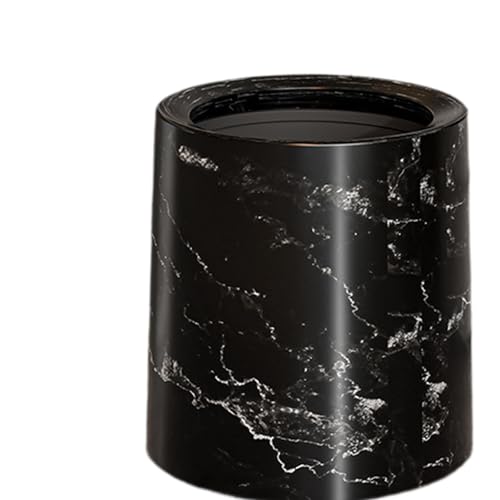 Caneca de basura negra mediana miniatura 4