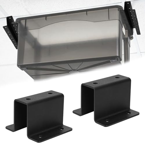 YZZHAJ 10 PCS Garage Ceiling Bin Storage Rack, Heavy Duty