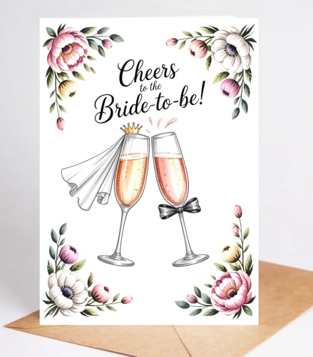 Ezen66Gifts Cheers To The Bride To Be!J[h - uC_pʔuC_V[J[h - ̂jO[eBOJ[h - Ɛgp[eB[O[eBOJ[h - ޏ̂߂̑fGȃACfA Mtg