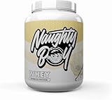 Naughty Boy Advanced 100% Whey Protein Powder. Muscle Building & Recovery Shake with Optimum Taste & Mixability. Low Sugar. (Vanilla Ice Cream, 2010 g)