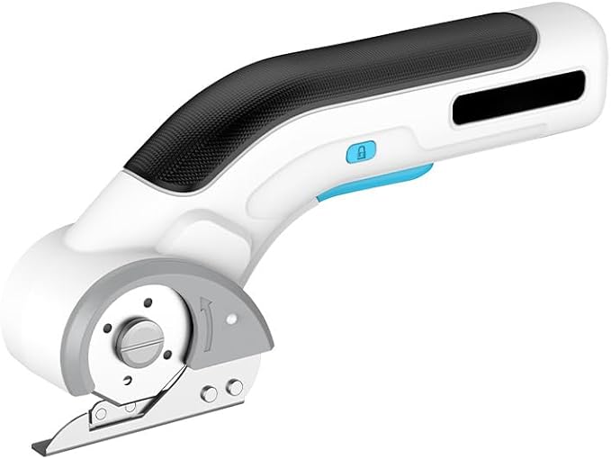 Amazon.com: Cordless Electric Scissors: 4V Rechargeable Rotary ...