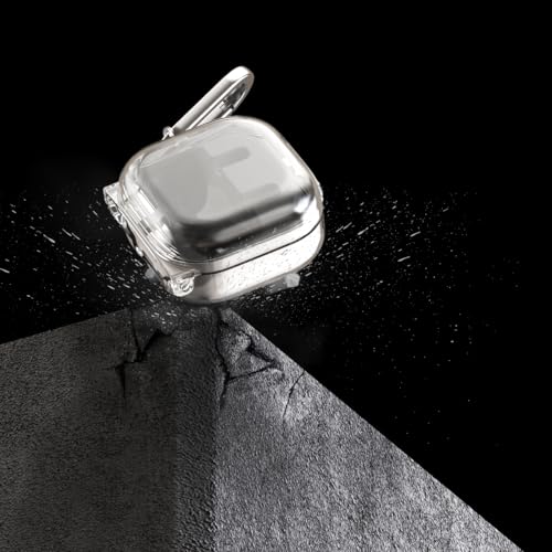 araree Nukin Case for Samsung Galaxy Buds 4 Pro/Buds 4, Clear Protective Cover, Slim Polycarbonate, Scratch Resistant, Transparent Earbuds Case with Keyring, Wireless Charging Support by araree - Used condition - Image 3