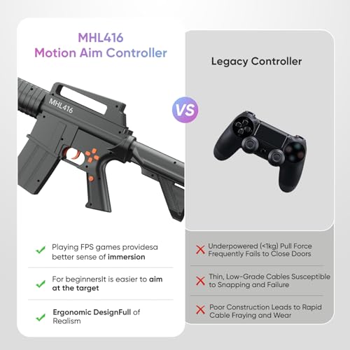 MHL416 Professional FPS Motion Controller Compatible with PS4 by MHL416 - Used condition - Image 8