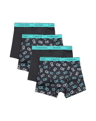 Image of Calvin Klein Kids Boys' Performance Boxer Brief Underwear 4-Pack