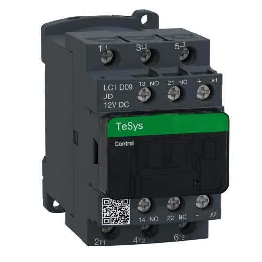 LC1D09JD contacteur cc 3P 3NO LC1-D09JD 9A 12V bobine pour armoire