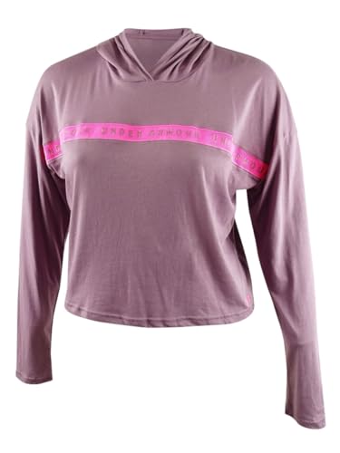 Crop UA Taped Under Armour violet pour éviter la chaleur au sport