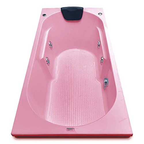 Image of MADONNA Divine Acrylic 5.5 Ft. Bathtub with Whirlpool Massage System - Pink
