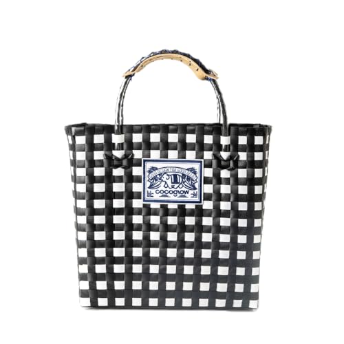 Hand Woven Applique Bag, PP eco-friendly Woven Handbag, Handbag, Fashionable Travel Bag, Women's Handbag and Wallet