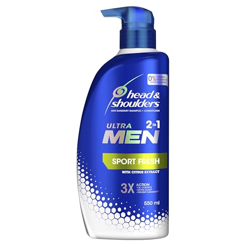 Head & Shoulders Ultra Men 2 In 1 Sport Fresh 550ml Shampoo + Conditioner