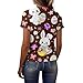 Women Dressy Casual 2026 Summer Loose Tops Short Sleeve Easter Printed Blouse T Shirt Round Neck Fashion Shirts