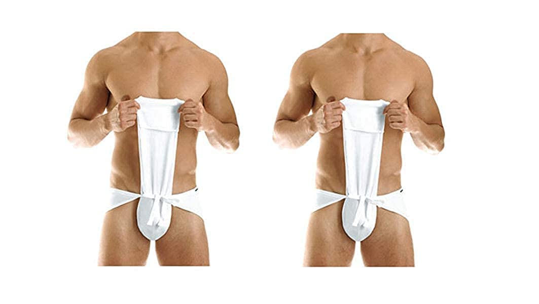 RMsport Men's Cotton Langot (Pack of 2) Supporter,Free-Size, White-picture-46