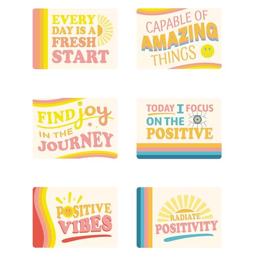 Cartes positives Fun Express lot de 48 mini cartes de motivation 8,9x6,3 cm