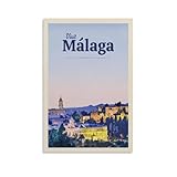 GJrjdb Vitger Travel Málaga Poster, Leinwandkunst, 