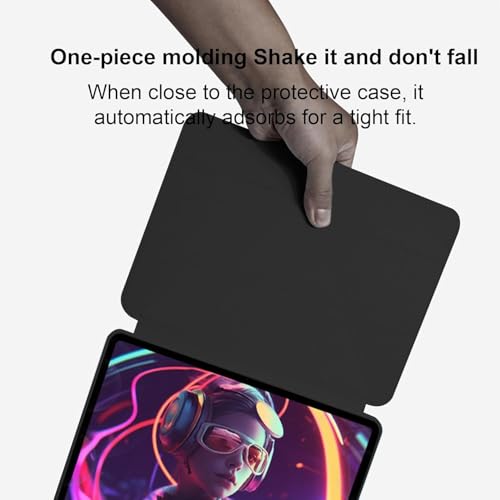 Image of Case for Lenovo idea Tab Plus 12.1 inch 2025 with Vertical Stand Function, Anti-Drop, Shockproof, Protective Cover for Lenovo Idea Tab Plus 12.1 inch - Black