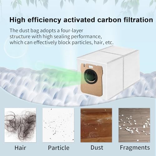 Image of 26 piece Accessories for Tapo RV30 Max Plus / RV30 Max / RV20 Max Plus vacuum cleaner, 2 Main Brushes, 6 Filters, 6 Mop Pad, 6 Bust Bags, 6 Side Brushes, for Tapo RV30 Max Plus Replacement