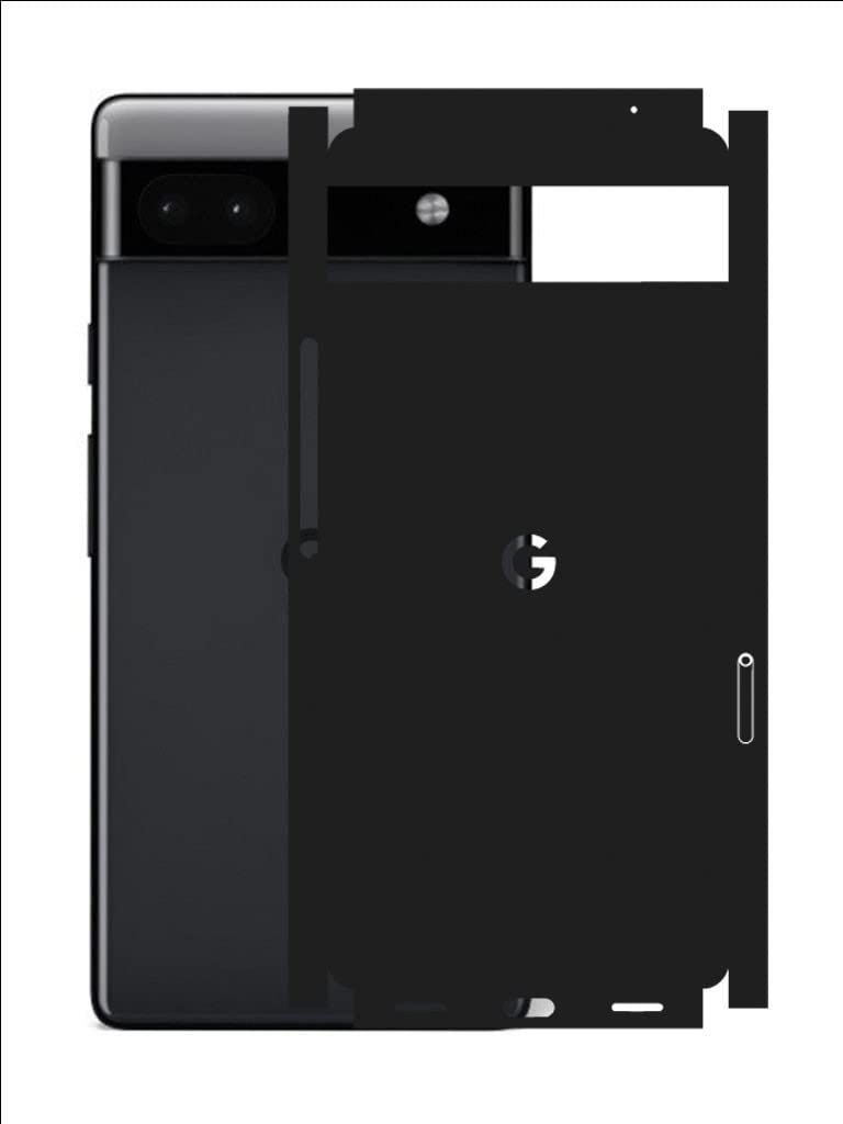 AtOdds Vinyl - Google Pixel 6A Backcase For Mobile Back Skin Rear Screen Guard Protector Film Wrap With Camera Protector (Coverage - Only For Back+Sides) (Matte Black) (B0BZK1Q8H9) Amazon Price History, Amazon Price Tracker