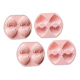 DOITOOL 4 Stück Teiliges Herzförmiges Silikon Backform Antihaft Madeleine Kuchenform Für Kekse Biscuits Muffins Backen DIY Familien Spa
