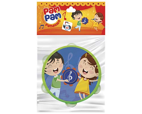 Pandeiro Grande, Pica Pau Brinquedos, Multicor