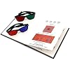 Stereo Vision Comprehensive Test Card, Binocular Stereo Vision Test Chart Book, Used for Amblyopia Three-Level Visual Function Color Vision Test