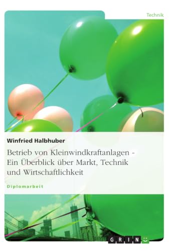 Betrieb von Kleinwindkraftanlagen. Ein Überblick über Markt, Technik und Wirtschaftlichkeit (German Edition)