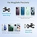 EEEKit Exercise Bike Phone Holder, Magnetic Handlebar Phone Mount for iPhone Magsafe and All Smartphones, for Stationary Treadmill Gym Fitness Equipment