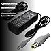 90W 20V 4.5A AC Adapter Charger Compatible with Lenovo Thinkpad T60 T61 T400 T410 T420 T430 T500 T510 T520 T530 X60 Z60 X200 X201 X220 X230 X61 L420 L430 Edge 14 15 E420 E430 E530 Power Supply