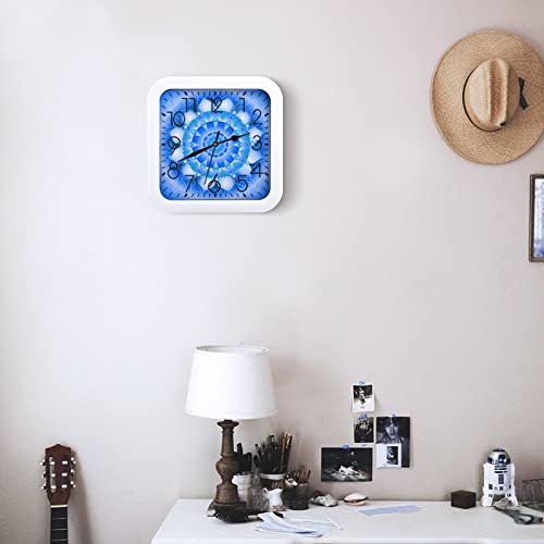 Pendule murale silencieuse mandala moderne pour resoudre le tic tac - 7