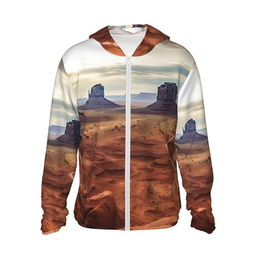 Veste à capuche de protection solaire UPF 50+ idéale pour le trekking en plein air