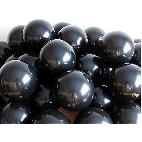 100 Pcs Mini Black Balloons for Parties Cover