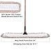 Matthew Cleaning 24'' Cotton Dust Mop Refill Washable Thick Tufted Replacement Heads for Residential & Commercial Use Fit All 24'' Dust Mop Frames, Hardwood, Laminate, Concrete Floors 6 Pack