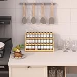 Spice Rack, Spice Organizer -3 Tier Bamboo Spice Racks, Solution for Spice Storage in Kitchens, Countertops，Storage Rooms and Other Places - Image 4