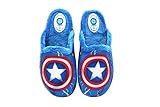  ALCALDE - 6971 Azulón - Zapatilla de IR por casa, pantufa Destalonada, Chinela Capitán América, para: Niño Color: AZULON Talla:30