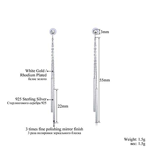 Boucles d'oreilles argent 925 femme hoops studs ronds, accessoires de mode géométriques - 3
