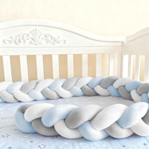 Soft Breathable Mattress Edge, Cotton Bed Set All Round Braided Pillow for Room.. (A25,200cm)