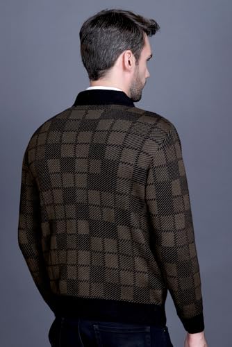 Image of GODFREY Full Sleeve Zipper Sweater for Man Winter Wear -Mens Woolen Sweaters Turtle Neck